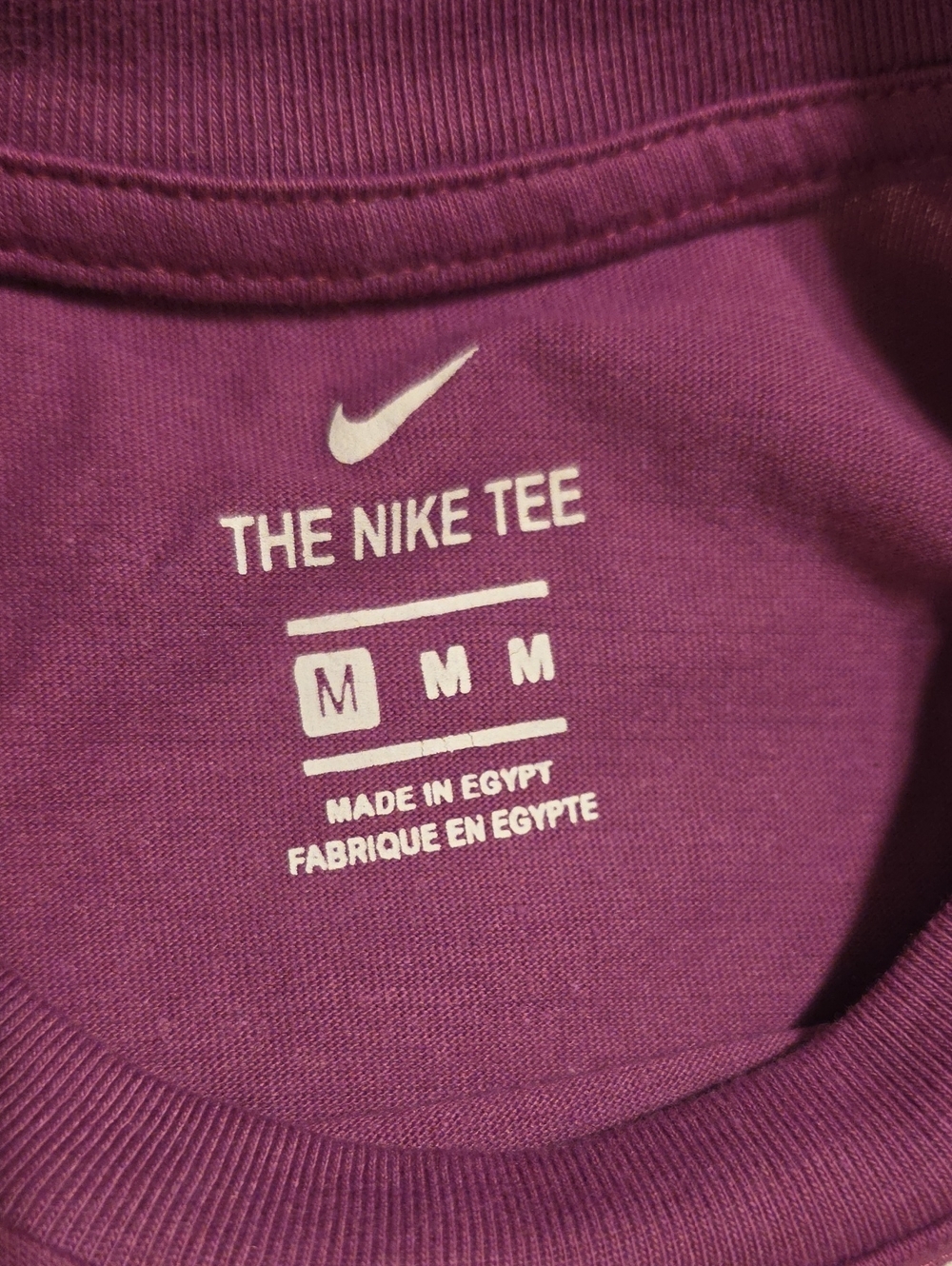 NWT Nike Purple Crop Logo Tee Juniors Size M - Picture 3 of 12